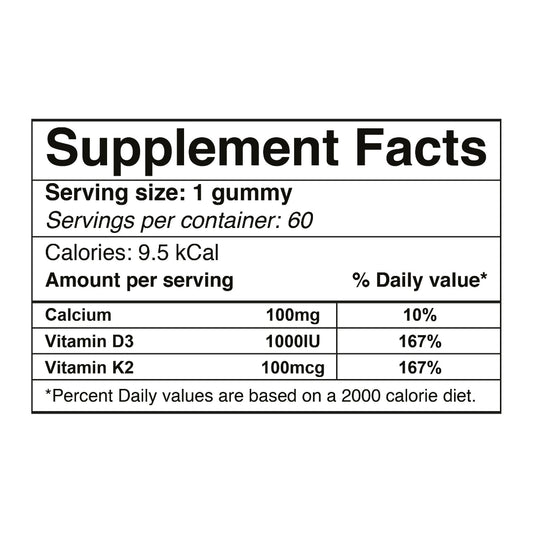 Sweet Dose Calcium D3 + K